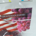 Fresh Grape Plastic Packaging Bag With Zipper customized printing plastic bag with handle